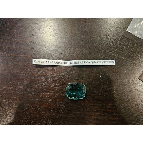 30.40ct Green Africa Quartz