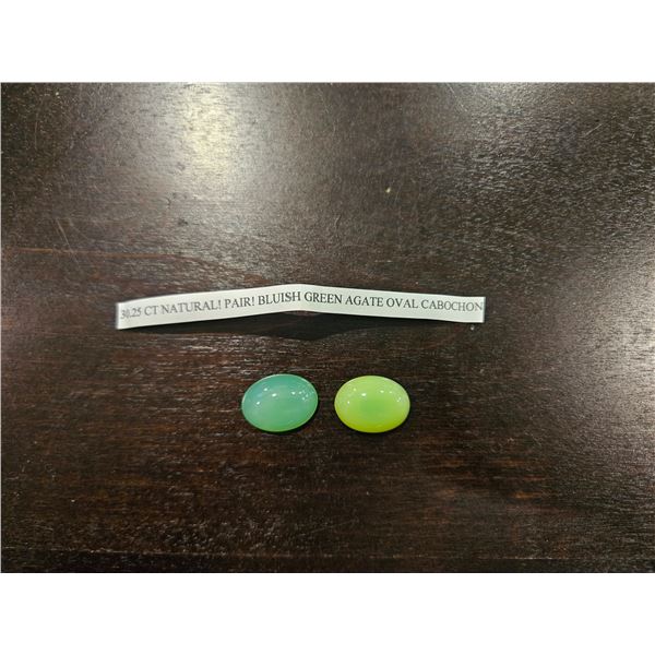 30.25ct Bluish Green Agate