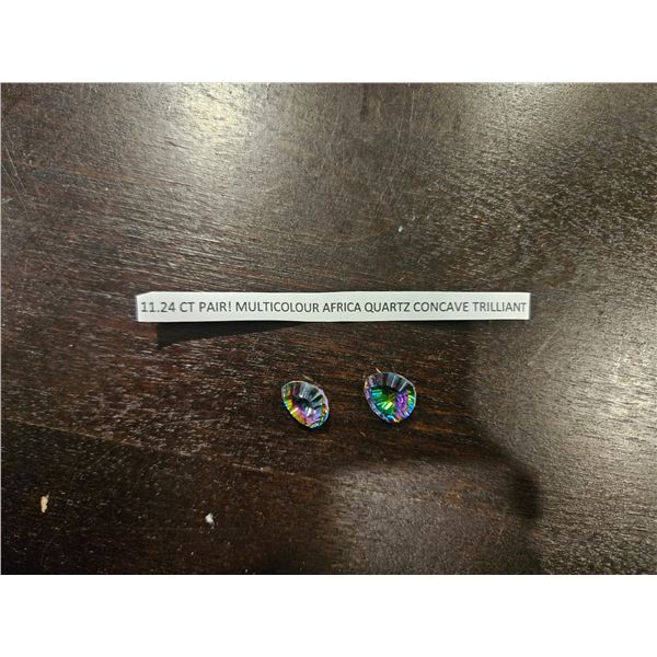 11.24ct Multicolor Africa Quartz