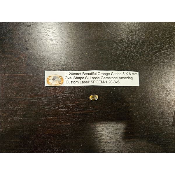 1.2ct Orange Citrine