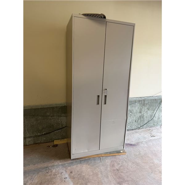 Metal cabinet with key this item is pick up Capistrano dr Sunday 1-2:30 only