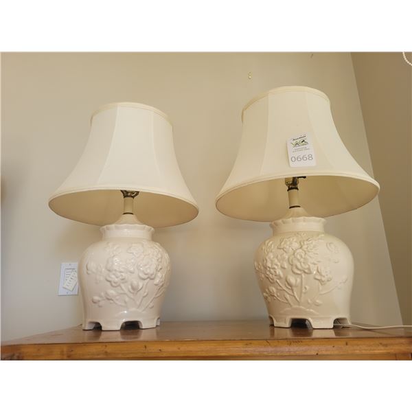 Pair of Lamps Cat B