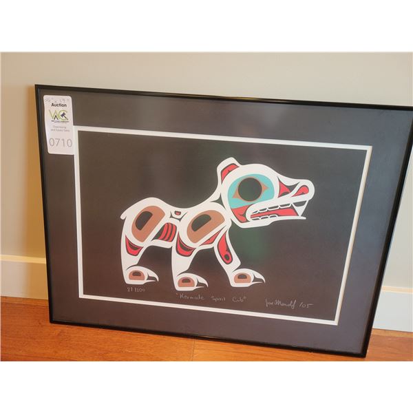 Framed Native Print Cat A