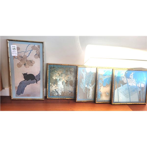 Framed prints lot. Cat A