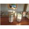 Image 1 : Glass dining table. Cat C