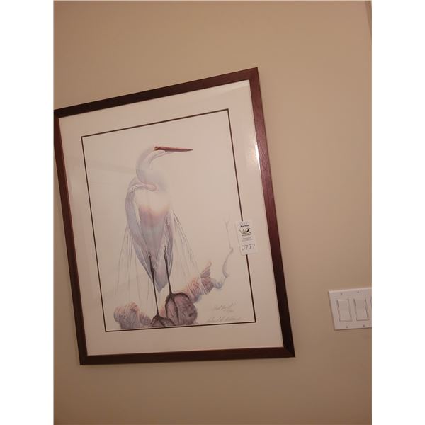 Framed Numbered Print B