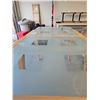 Image 3 : Glass & Beach Wood Table C
