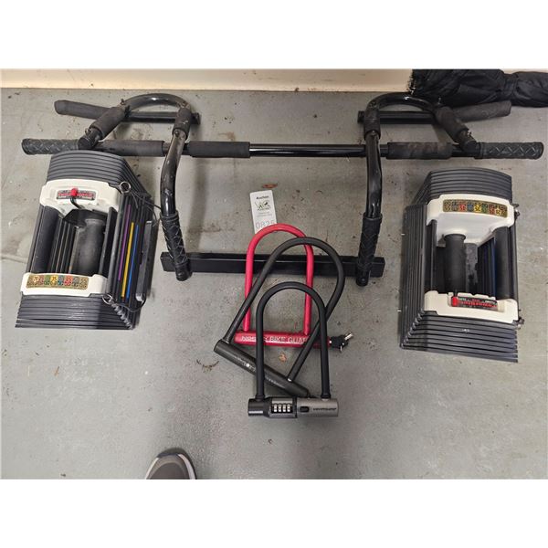 Weights & Chinup Bar. Cat C