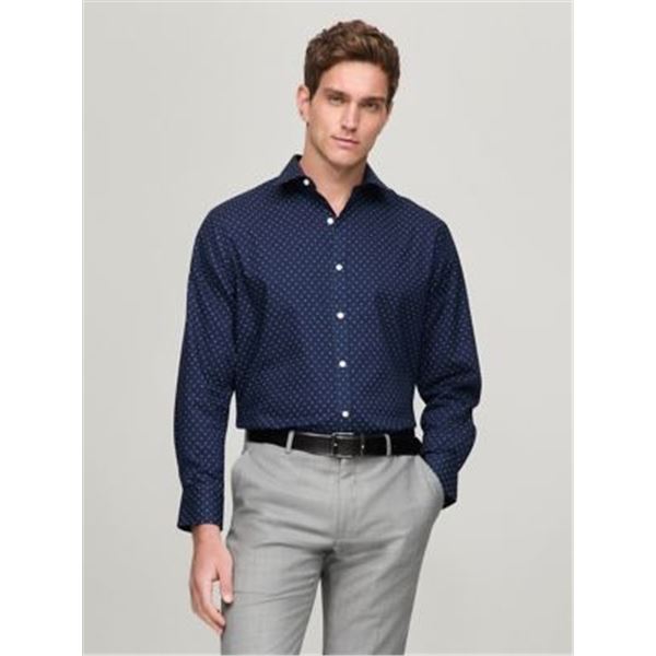NEW TOMMY HILFIGER SLIM FIT LONG SLEEVE BUTTON UP