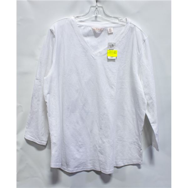 NEW WEATHERPROOF VINTAGE WHITE LONG SLEEVE SHIRT