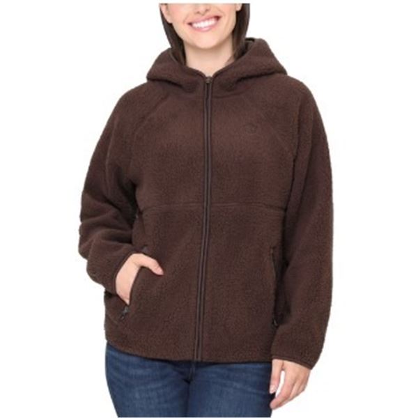 NEW SIERRA DESIGNS WOMEN'S FULL ZIP FLEECE SHERPA