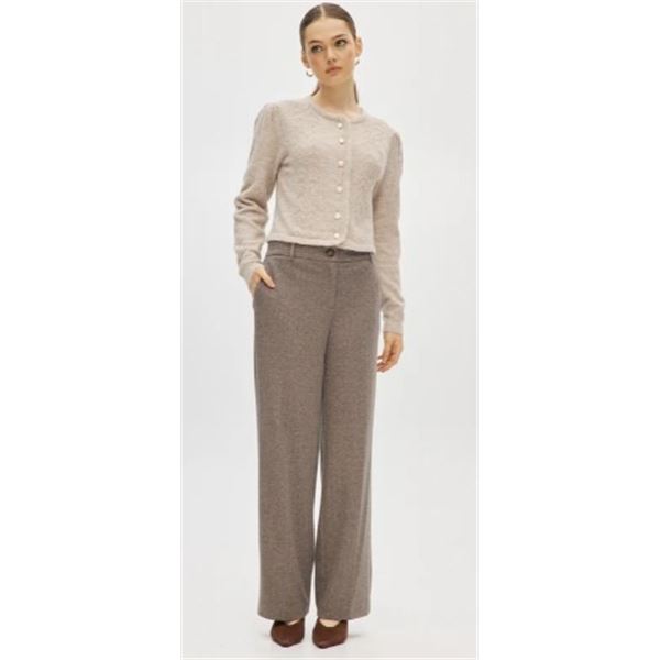 NEW HILARY RADLEY TAUPE BRUSHED STRAIGHT LEG PANT