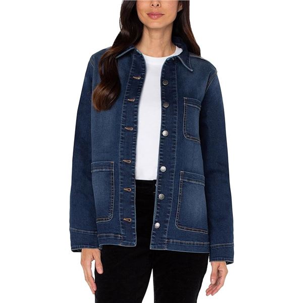 NEW WELL WORN JEAN JACKET DENIM BARN SIZE XL