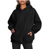 Image 1 : NEW TUFF ATHLETICS OVERSIZED BLACK HOODIE SIZE XS