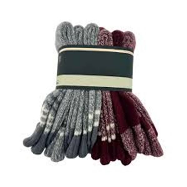 NEW ROOTS WOMENS COZY SOCKS 6PK COMBO RED