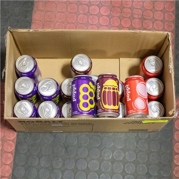18 X 355ML POPPI CLASSIC FAVES SODA