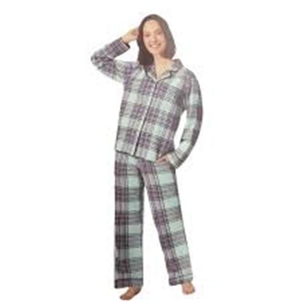 NEW WOMENS 2PC BEDHEAD FLANNEL PJ SET XL