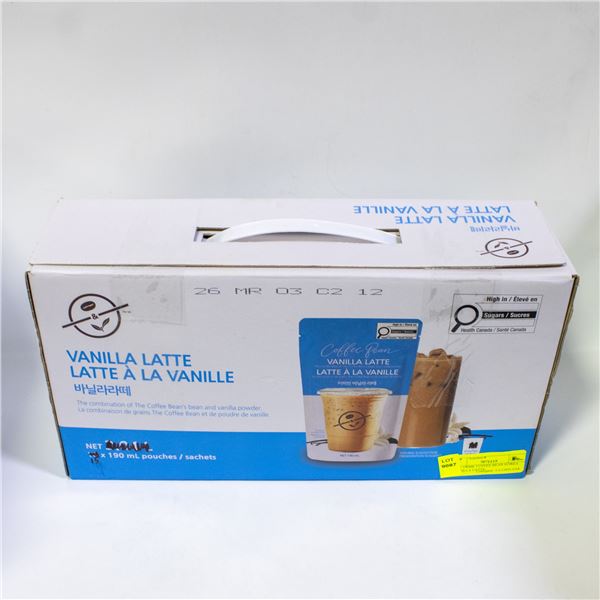 15 X 190ML COFFEE BEAN KOREA VANILLA LATTE