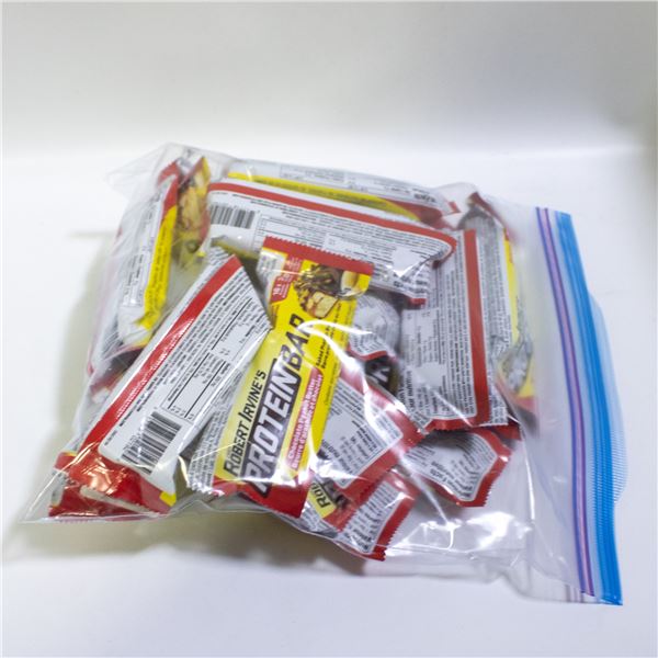 BAG OF ROBERT IRVINES BAKED PROTIEN BARS