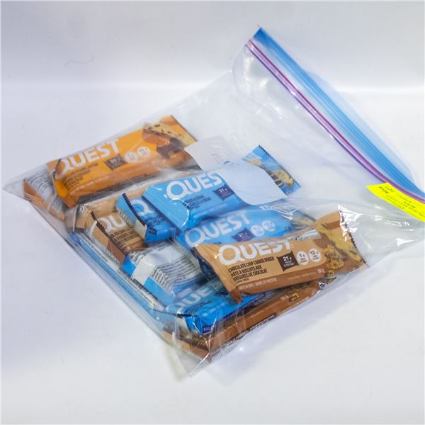 REPACKED 12 X 60G QUEST PROTEIN BAR VARIETY PACK