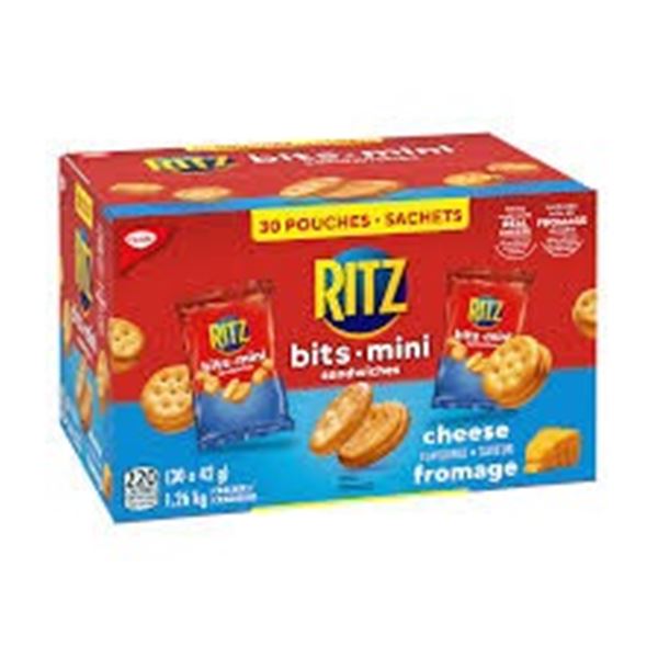 30 X 42G RITZ BITS MINI SANDWICHES CHEESE