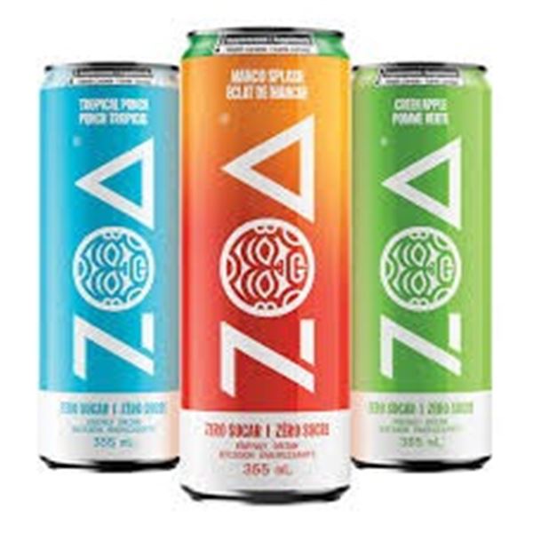 18 X 355ML ZOA ENERGY DRINK ZERO SUGAR