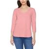 Image 1 : NEW WOMENS KIRKLAND 3/4 VNECK TEE PINK LARGE