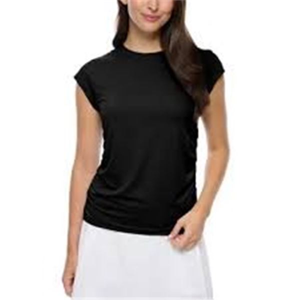 NEW LOLE WOMENS ACTIVE T-SHIRT BLACK XXL