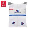 Image 1 : NEW CHAMPION SOCKS 8PK MENS CREW SOCKS SIZE 7-12