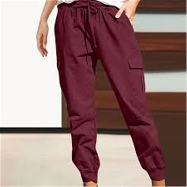 NEW BUFFALO WOMENS CARGO PANTS WINDSOR WINE XS