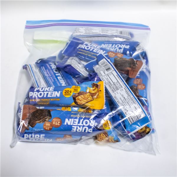 REPACKED 18 X 50G PURE PROTEIN BARS VARIETY PACK
