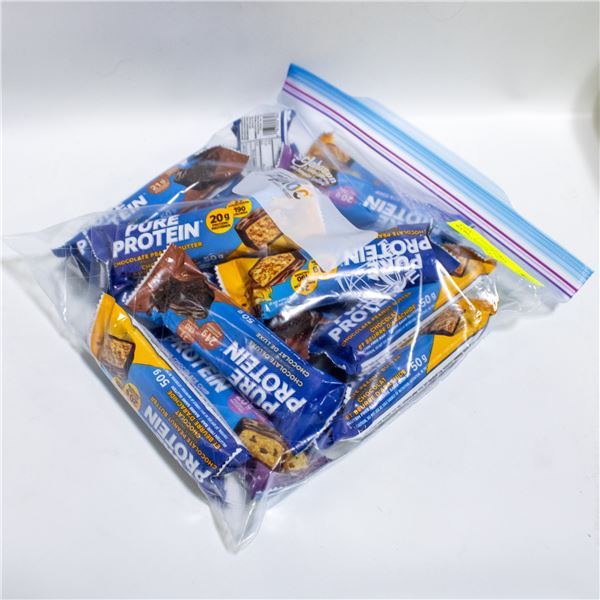 REPACKED 18 X 50G PURE PROTEIN BARS VARIETY PACK