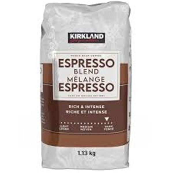 1.13KG KIRKLAND ESPRESSO BLEND COFFEE BEANS