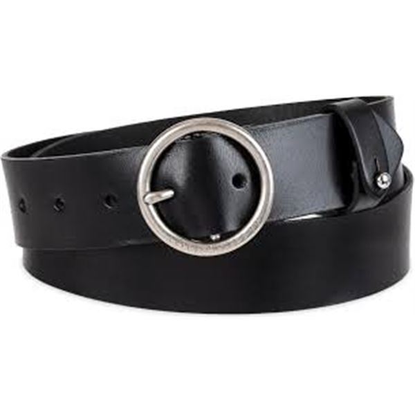 NEW WOMENS LEVIS LEATHER BELT MEDIUM