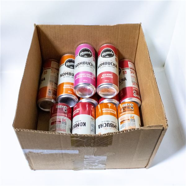 REBOXED 11 X 355ML REMEDY KOMBUCHA VARIETY PACK