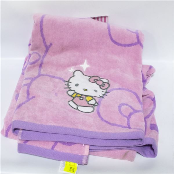 NEW HELLO KITTY BEACH TOWEL 34 X 63"