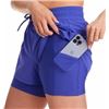 Image 3 : NEW SPYDER WOMENS ACTIVE SPORTS SHORTS SZ XL