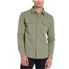 Image 1 : NEW HURLEY TAUPE BUTTON UP LONG SLEEVE SZ LARGE