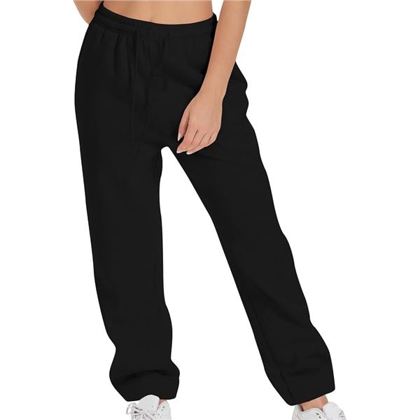 NEW WOMEN'S TUFF ATHLETICS BLACK SWEATPANTS SZ XS