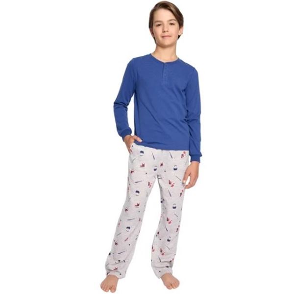 NEW PL BY PETIT LEM BOYS PYJAMA 2PC SET SIZE 7/8