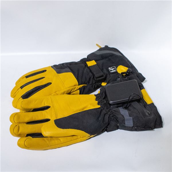 PAIR OF HEATFIT GLOVES WITH HEATING BATTERY - DOES