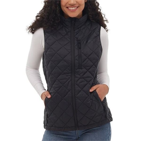 NEW BENCH REPREVE QUILTED ZIP UP VEST SZ MED