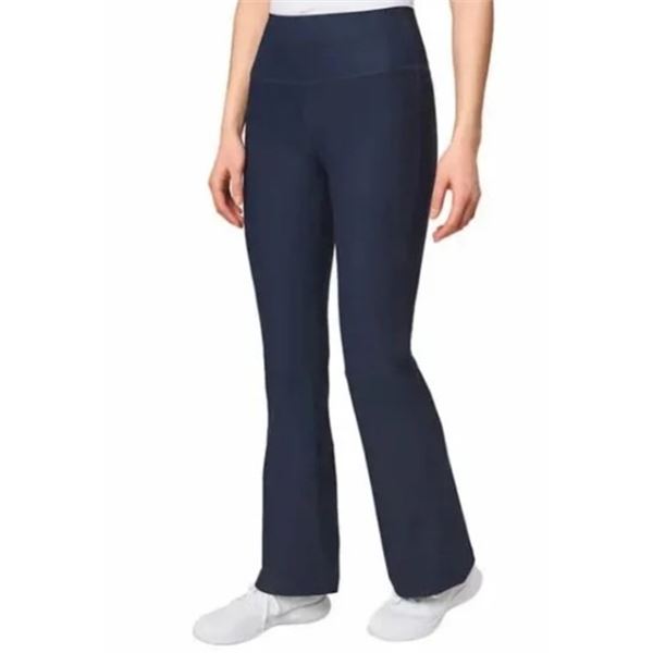 NEW MONDETTA CHILDREN'S YOGA PANTS BLUE SIZE MED