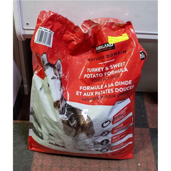 15.87KG KIRKLAND TURKEY SWEET POTATO DOG FOOD