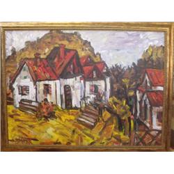 KHACHER "RED ROOF HOUSES II" RARE