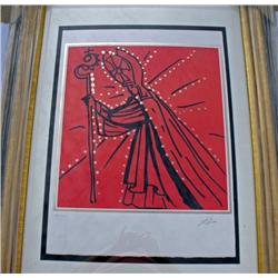 DALI RARE LIMITED ED. SERIGRAPH W/COA