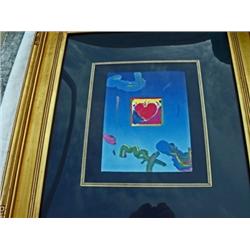 PETER MAX "HEART"