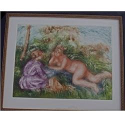 RENOIR "LE REPOS APRES LE BAIN"
