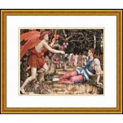 "Love and the Maiden" John Roddam Spencer Stanhope