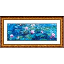 "Water Lilies (Detail)" Claude Monet